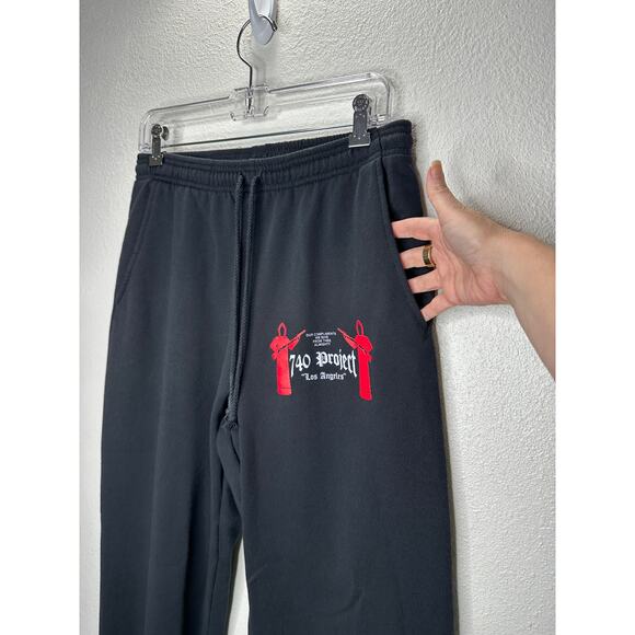 740 Project Black Men's Sweatpant Elastic Waist Jogger Medium - Picture 7 of 14